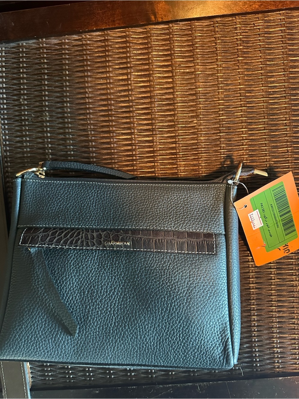 New with tags genuine leather crossbody